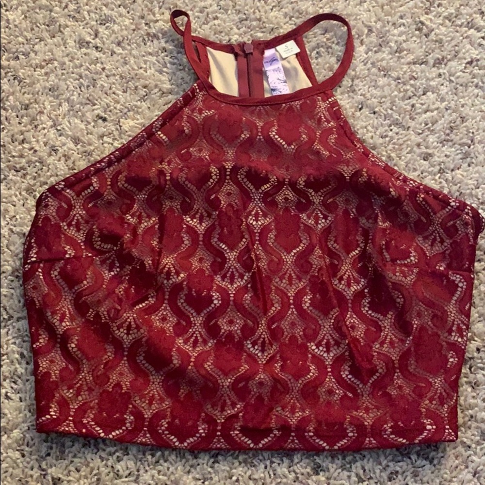 Classy Lace Crop Top